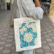ساک دستی پارچه ای دسته گل بابونه
