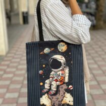 ساک دستی پارچه ای فضانورد