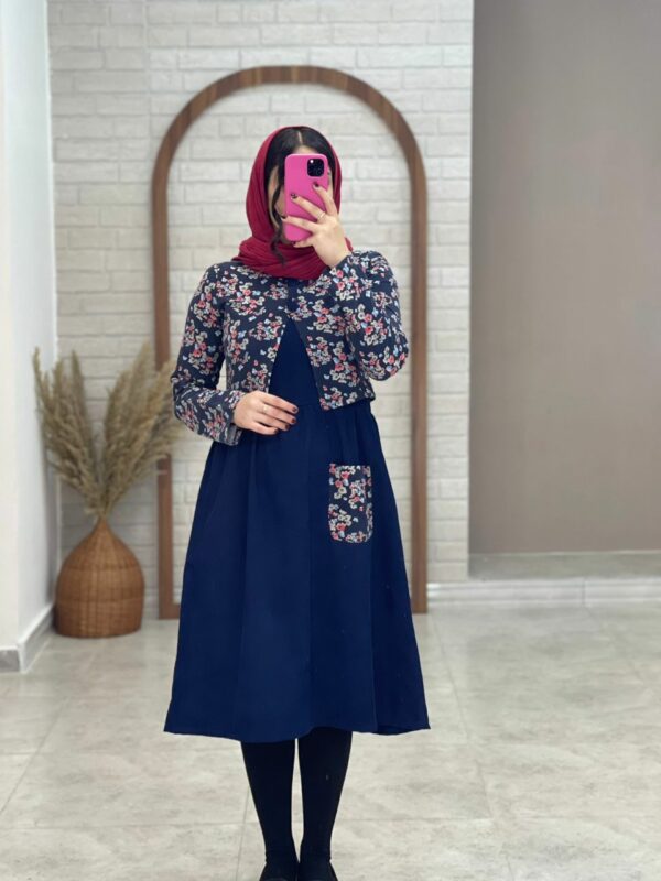 ست پرناز گلگلی سورمه ای