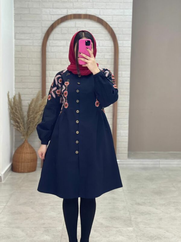 مانتو پرینازسورمه ای