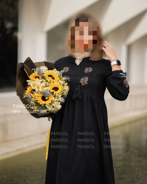 پیراهن یاسمین مشکی