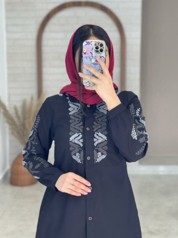 مانتو لیانا مشکی