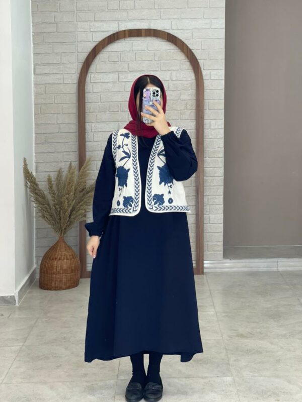 جلیقه بهار آبی