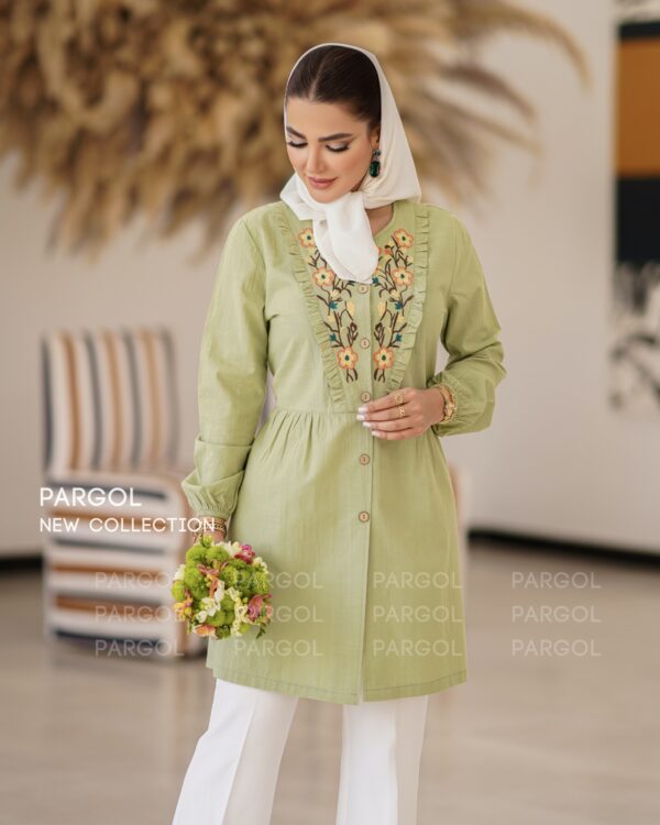 مانتو صدف کاهویی