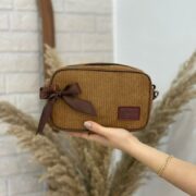 کیف دوشی رعنا  قهوه ای شکلاتی