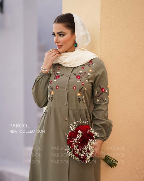 پیراهن باران زیتونی
