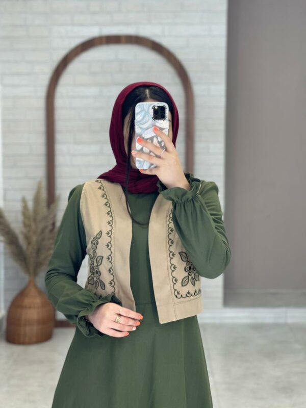 ست دو تیکه دیارا یشمی نسکافه ای