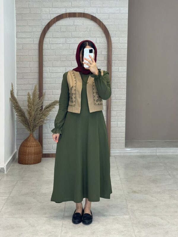 ست دو تیکه دیارا یشمی نسکافه ای
