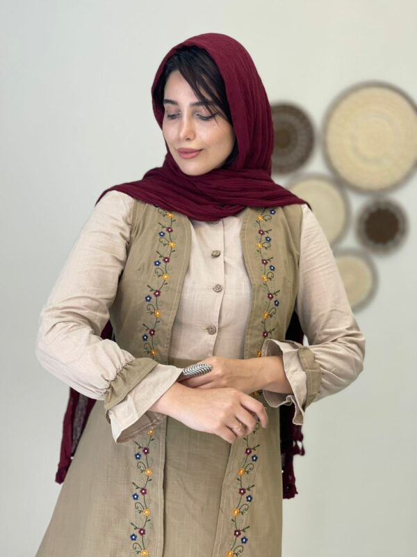 ست گلشید کرم نسکافه ای