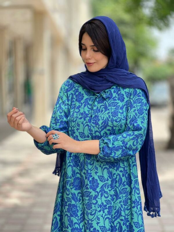 پیراهن میرای سبز آبی