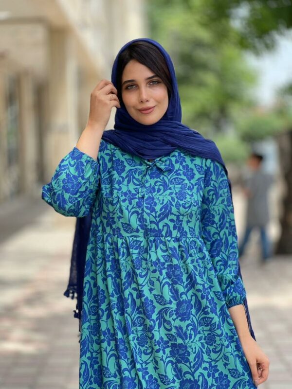 پیراهن میرای سبز آبی