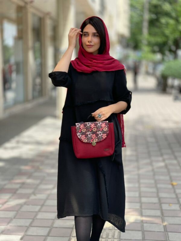 پیراهن ارکیده مشکی