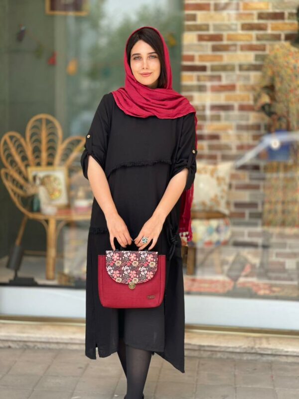 پیراهن ارکیده مشکی