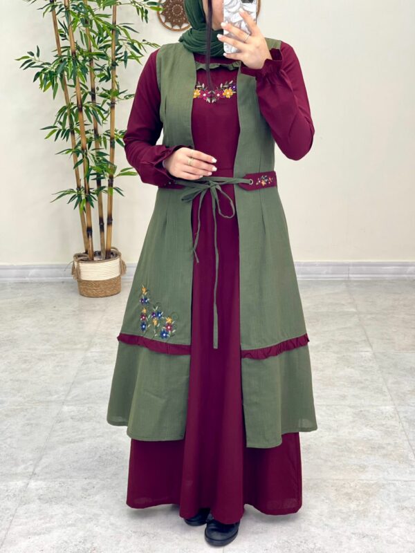 ست کاترینا زرشکی یشمی
