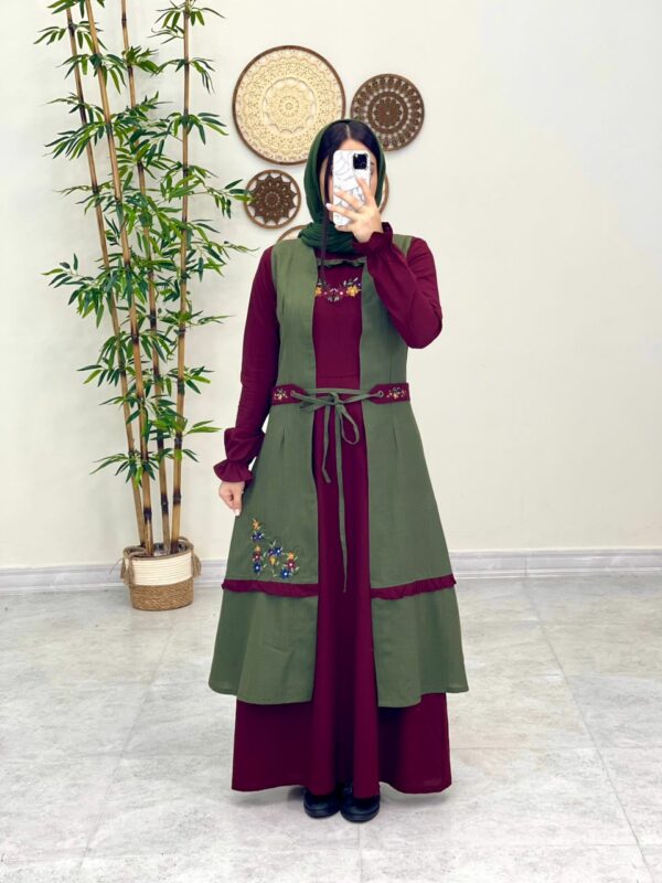 ست کاترینا زرشکی یشمی