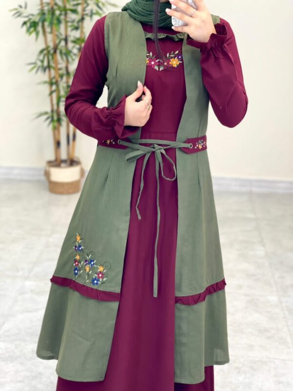 ست کاترینا زرشکی یشمی