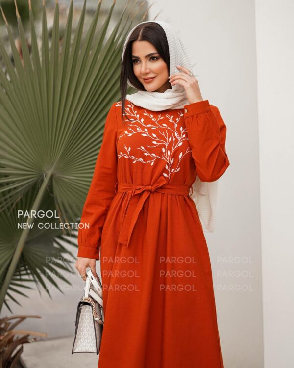 پیراهن میشا نارنجی (مسی)
