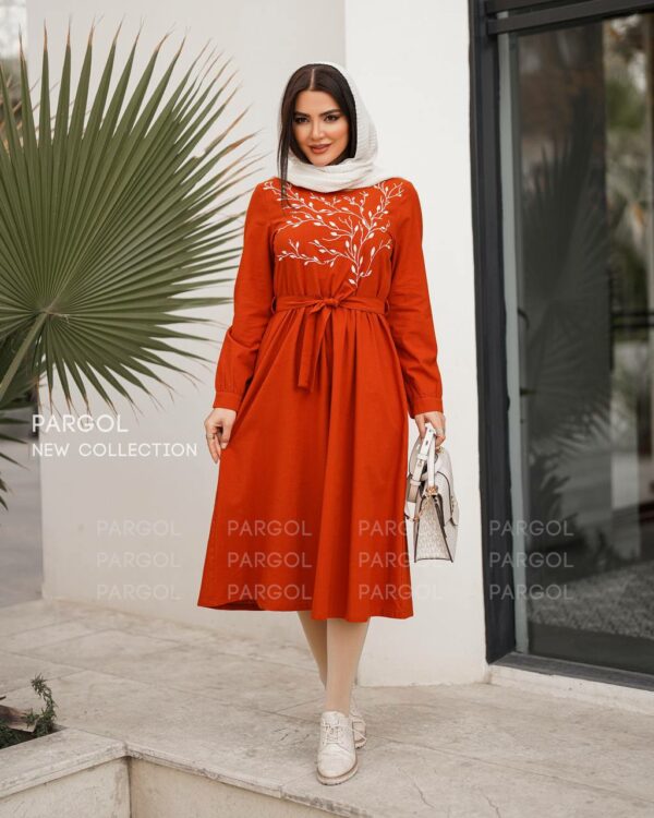 پیراهن میشا نارنجی (مسی)