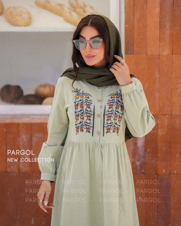 پیراهن هما کاهویی