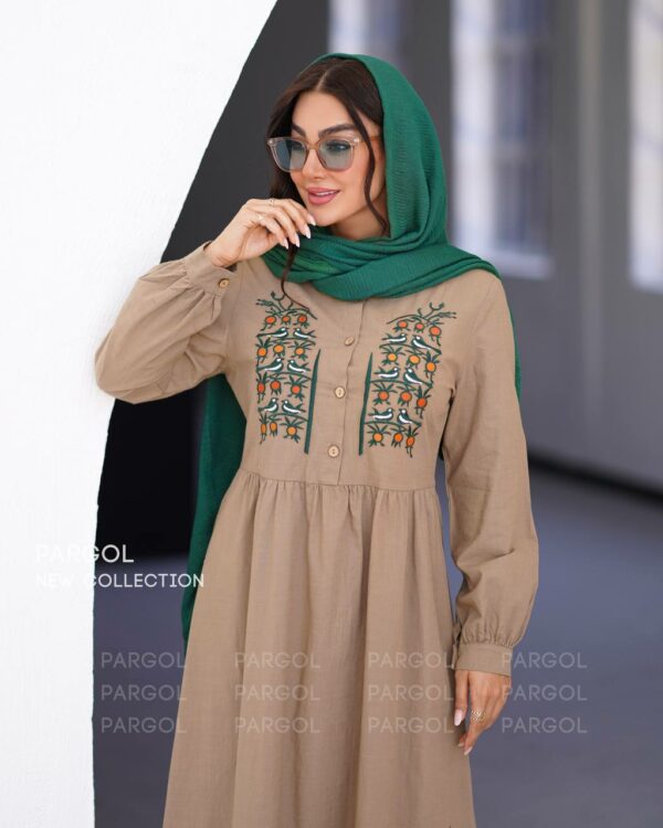 پیراهن هما نسکافه ای