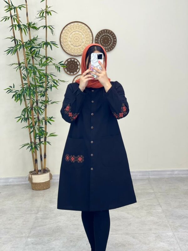مانتو کیمیا مشکی