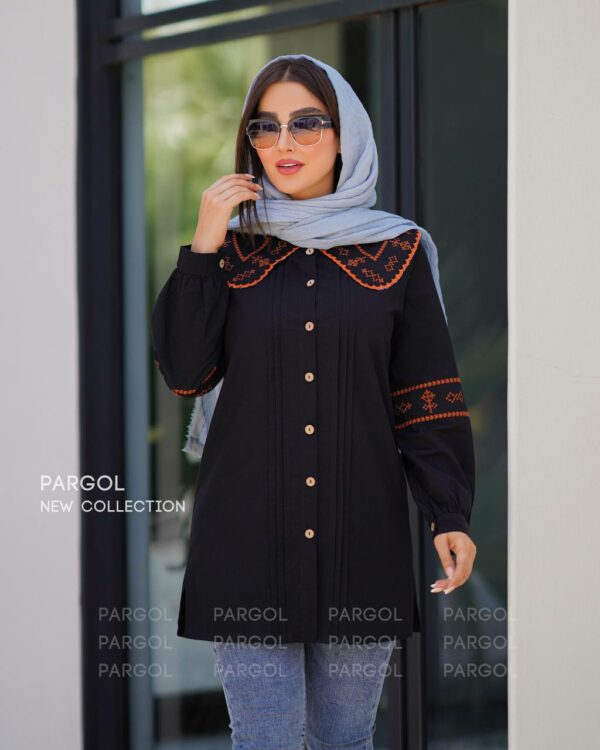 مانتو آذین مشکی