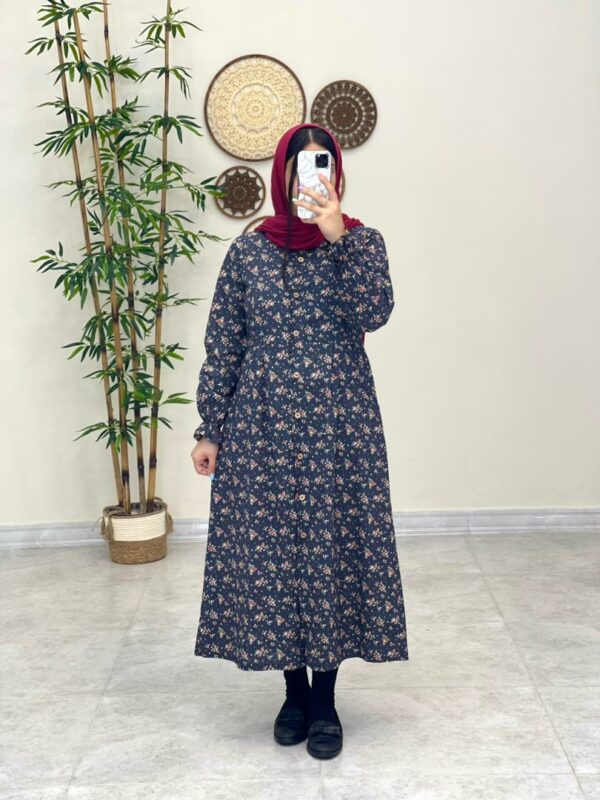 مانتو گلناز سورمه ای قرمز