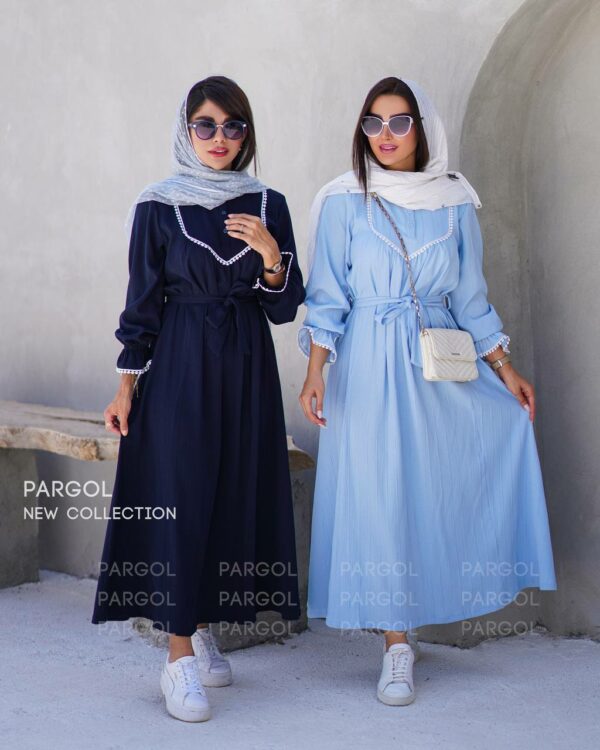 پیراهن آیدا سورمه ای