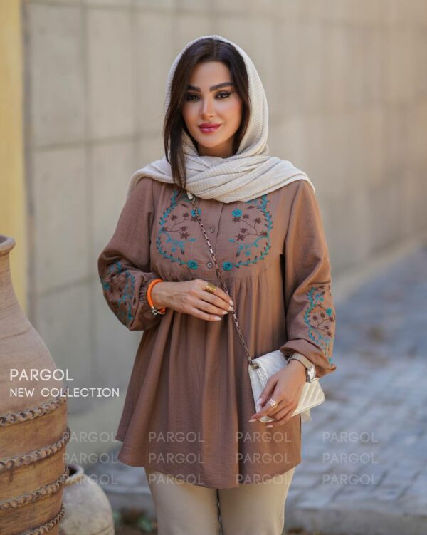 مانتو راشل شکلاتی
