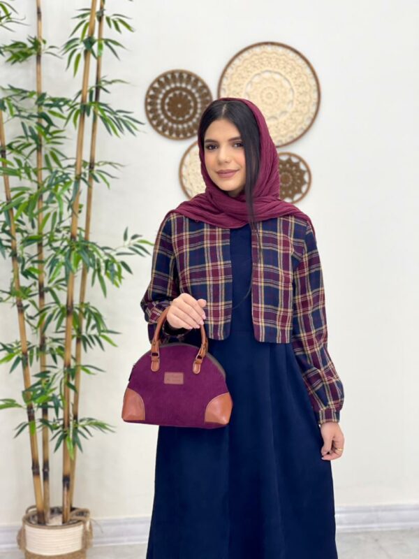 ست دو تیکه دیانا پاییزه سورمه ای