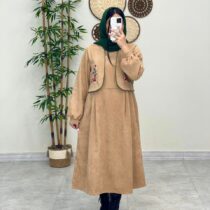 ست دو تیکه هانا کرم نسکافه ای پاییزه