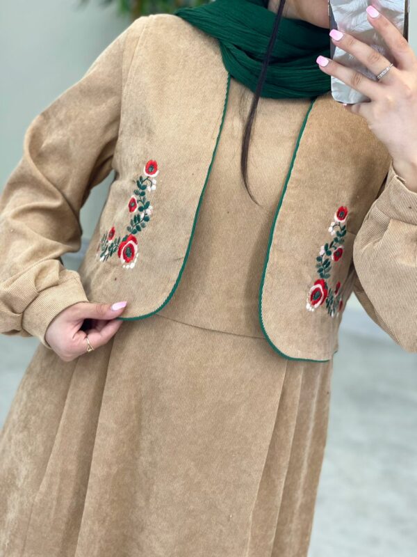 ست دو تیکه هانا کرم نسکافه ای پاییزه