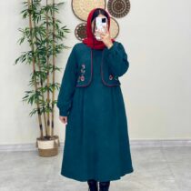 ست دو تیکه هانا آبی کله غازی پاییزه