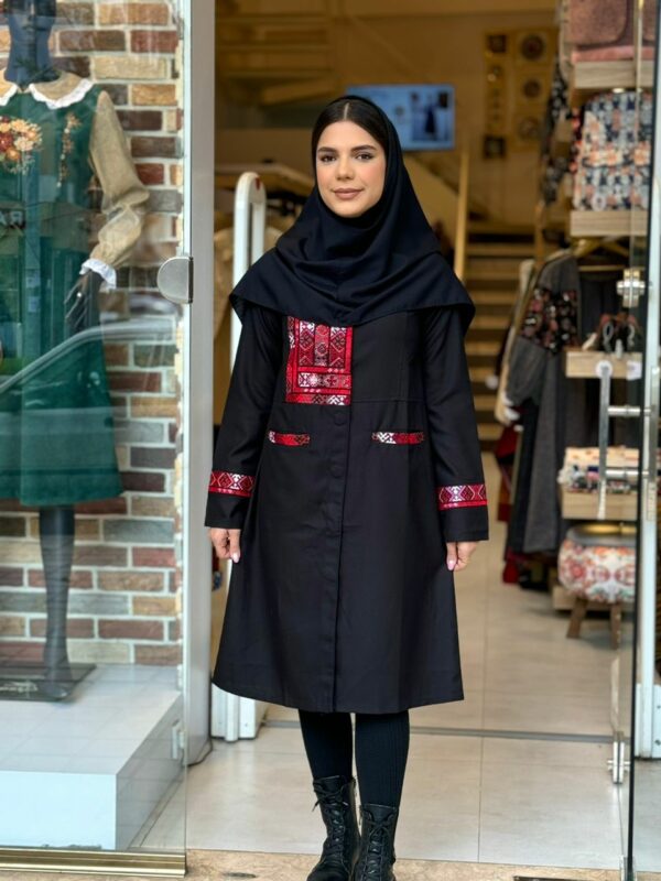 مانتو ماه تی تی مشکی