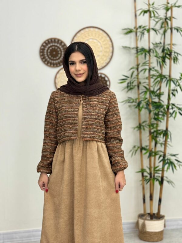 ست دو تیکه گندم نسکافه ای