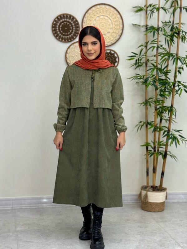 ست دو تیکه گندم زیتونی