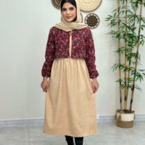 ست دو تیکه گندم کرم قرمز