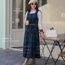 سارافون غزل سبز سورمه ای