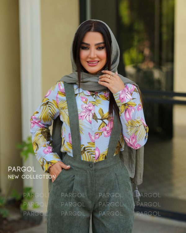 ست آماندا آبی گلایل یشمی