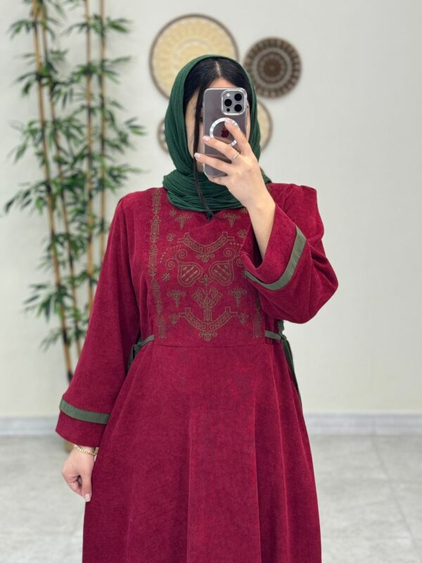 پیراهن پاییزی آوین دونه اناری