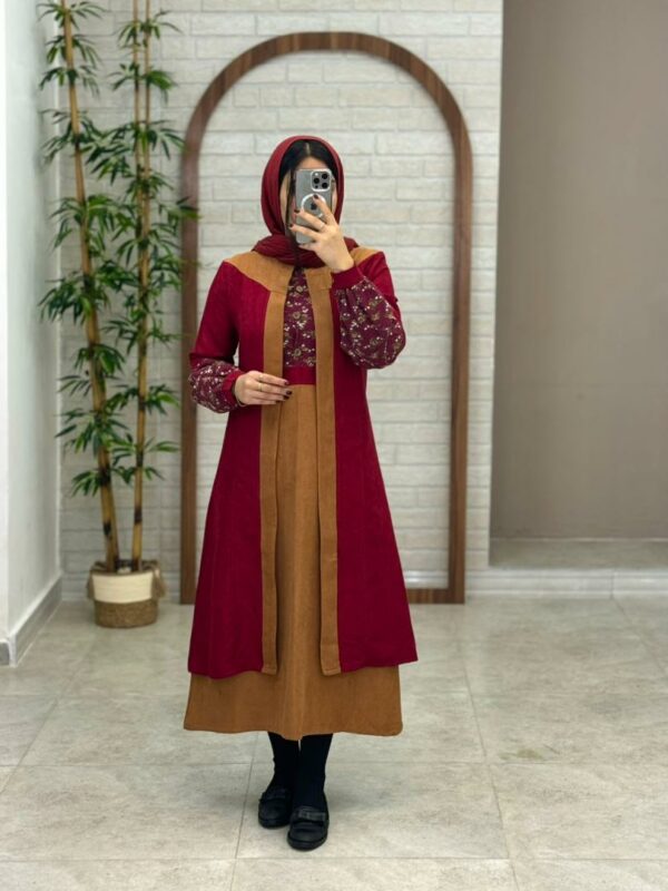 ست هورال عنابی