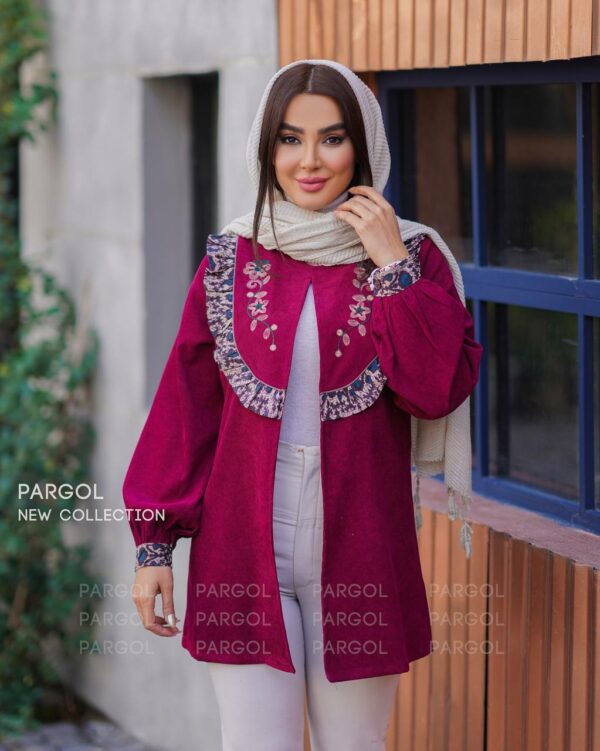 مانتو کبریتی رخساره زرشکی