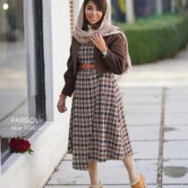 دوتکه پونه قهوه ای کرم