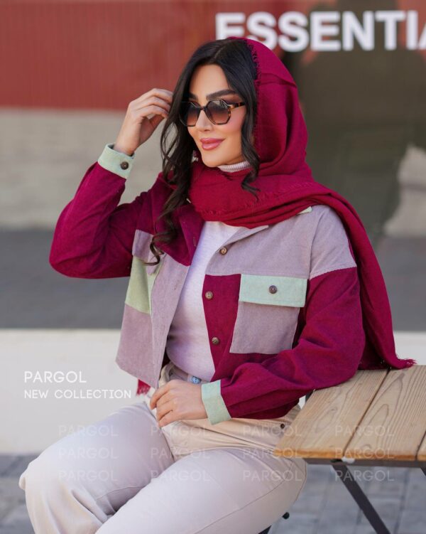 کت تارا زرشکی کاهویی