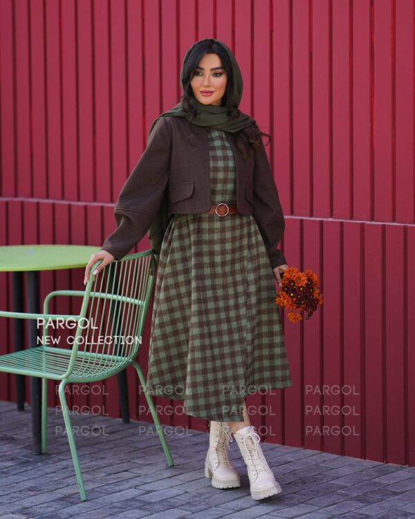 دوتکه پونه قهوه ای سبز