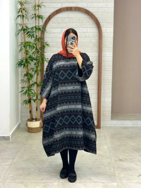 پانچ طرحدار مشکی طوسی