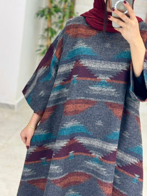 پانچ طرحدار طوسی آبی نارنجی زرشکی