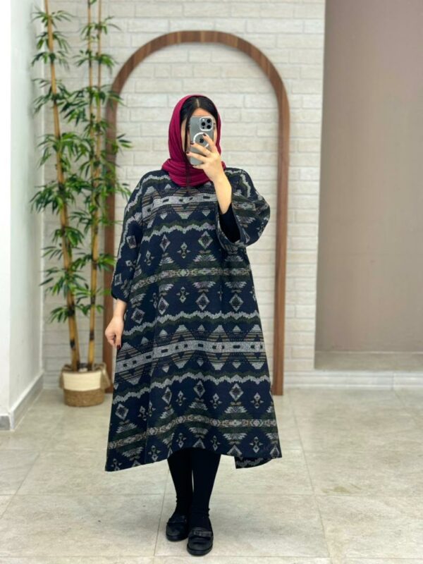 پانچ لوزی سورمه ای طوسی
