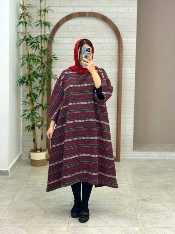 پانچ راه راه طوسی قرمز صورتی