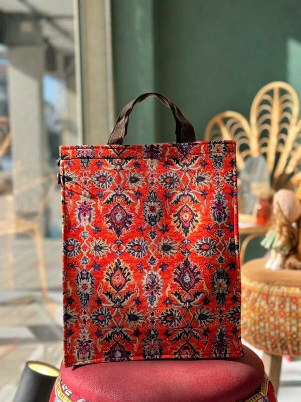 ساک دستی سرو سنتی نارنجی